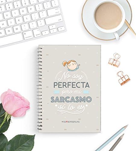 missborderlike – Notebook A5 – I am not perfect but my Sarcasm SÕ What Is