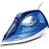 Philips Steam Iron GC2145/20 – 2200-watt, From Worlds No.1 Ironing Brand*, Scratch resistant ceramic soleplate, Steam Rate of