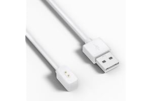 YLK Cargador Compatible con Redmi Watch 5 Active/Redmi Watch 5 Lite/RedmiWatch 5, 100cm USB Cable de Carga Repuesto, Blanco