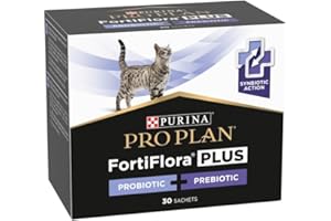 PURINA | ProPlan FortiFlora Plus Chats, 30 enveloppes x 1,5 grammes - Aide à maintenir la santé du microbiome intestinal