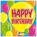 Produktbild 20 Servietten * BALLONS * für Party und Geburtstag // Kindergeburtstag Kinder Feier Fete Set Ballon Luftballon Napkin Papierservietten
