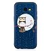 Produktbild Samsung Galaxy Hüllen, Hozor Dünne Weiche TPU Silikon Handyhülle Schutztasche Back Cover Gemalt Geprägt Muster Schutzhülle Etui für Samsung Galaxy A5 2017 / A520 5.2 zoll - Eulen-Mond