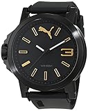 Puma Time Herren-Armbanduhr 10346 ULTRASIZE 45 - Black Gold Analog Quarz Plastik PU103462020