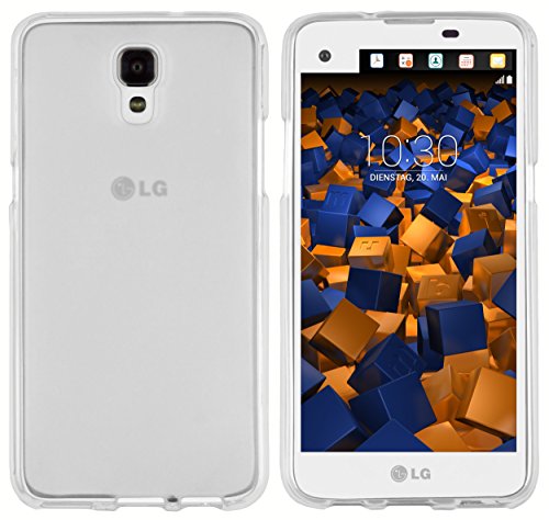 Preisvergleich Produktbild mumbi Schutzhülle für LG X Screen Hülle transparent weiss