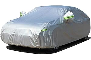 Big Ant Plandeka na samochód, garaż, wodoszczelna, pyłoszczelna, pasuje do większości samochodów zimą i latem (490 x 180 x 130 cm)