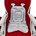 Baby High Chair Bordeaux Red Height Adjustable