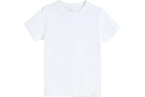 ZAMPLINKA Kids' 100% Cotton Unisex Round Neck Short Sleeve Boys' T-Shirt