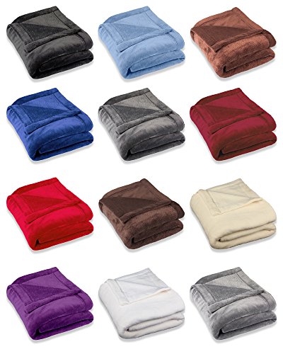 CelinaTex Kuscheldecke Größe 150 x 200 cm Mikrofaser, Coral-Fleece Sofadecke Montreal 5000075 grau - 2