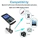 Produktbild Xshuai Flexibler Metallschlauch Wireless In-Car Bluetooth LCD-Display FM Transmitter Dual USB Auto Ladegerät AUX Eingang TF Card Support Smartphones Huawei Samsung iPhone, iPad, iPod, Tablet (Schwarz)