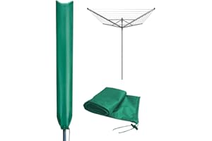 Concept4u Rotary Washing Line Cover Waterproof Heavy Duty Rotary Clothes Line Cover for Garden Dryer, Garden Parasol and Airer