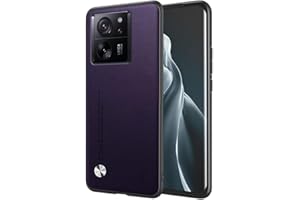 EASSGU Coque de Téléphone pour Xiaomi MI 13T / Xiaomi MI 13T Pro (6.67" inches), Etui en Cuir de Style Business - Violet foncé