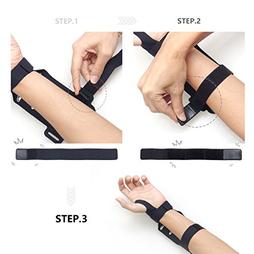 LENTION iPhone 7 / 6s / 6 BerÃ¼hrungsempfindlicher Bildschirm Unterarm Band, Smartphone Armband, laufende Armbinde mit SchlÃ¼ssel ID Bargeldhalter fÃ¼r Radfahren, Jogging, Ãœbung, Sport, Runing (fÃ¼r Handys von 4.0 