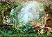 Produktbild WaW Fotohintergrund Märchen Wald Hochzeit Party 3x2m Fantasy Dschungel Blume Studio Stoff Hintergründe Kinder Fotoshooting