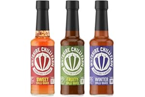 Wiltshire Chilli Farm Sweet, Fruity and Winter Hot Chilli Sauce Set(Pack of 1)