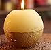 Produktbild ST EVAL Duftkerze Gold getaucht Ball, - Inspiritus - Winter Gewürze. Perfekt Rustikal Weihnachten Geschenk oder Esstisch Funktion.