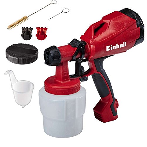 Einhell Elektrisches Farbsprühsystem TC-SY 400 P (400 W, Behältervolumen 800 mL, Sprühpistole, abnehmbarer Sprühkopf, Softgriff) - 2