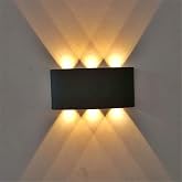 Ucuz Geldi Dekoratif &Ccedil;ift Y&ouml;nl&uuml; Duvar Aydınlatma Led Aplik Duvar Lambası Cata Haiti 10 Watt Desenli Duvar Aplik (Amber Renk I