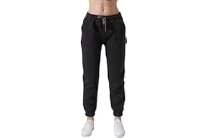 Endies Women’s Cotton Sweatpants 3-PLY Fleece Lined, Thick Joggers for Women, Ladies Cuffed Leggings, Tracksuit Bottoms, Yoga Pants, Walking Trousers, Soft, Warm, Premium Cotton