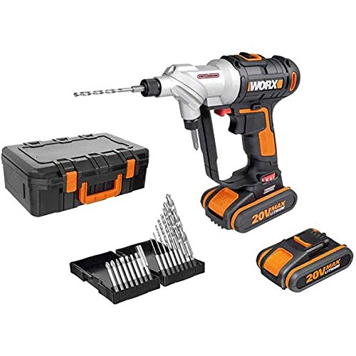 Bohrschrauber Doppelkopf 20 V 2 Akkus wx176.3 Worx