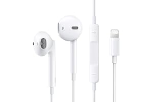 UCGOU Auriculares para iPhone con Aislamiento de Ruido Soporte Control de Volumen de Llamadas,Cascos iPhone 12,Compatible con iPhone 11/11 Pro/14/14 Pro/12/12 Pro/13/13 Pro/SE/XR/X/XS Max/7/7 Plus/8/8 Plus