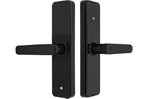 Smart dörrlås med fingeravtryck 5-i-1 elektroniskt dörrlås APP-fjärrkontroll, fingeravtryck, nyckel, kortupplåsning, för dörr