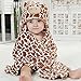 Produktbild Jakerbing Baby Swaddle Wrap Infant Kleinkind Tier Bademantel Fleece Handtuch Decke mit Kapuze (Kaffee) nket mit Kapuze