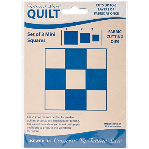 Tattered Lace Quilt Die Cut Larger Square Set Of 3