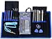 Produktbild SYCEES 58 in 1 Schraubendreher Set mit 54 Bits Präzisions Magnetische Schraubenzieher, Reparatur Werkzeug für elektronische Kleingeräte wie Handy, Tablet, PC, Laptop, Uhr, Kamera, Brillen (74 in 1 Schraubendreher Set)