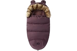 YILWNNCSE Sacco Universale Passeggino,Baby Sacco Nanna Termico,Copripiedi per Passeggino Cosy Toes,Passeggino Allegato,Copripiede Invernale per Bambini, Antivento, Impermeabile,Lavabile (Rosso mogano)