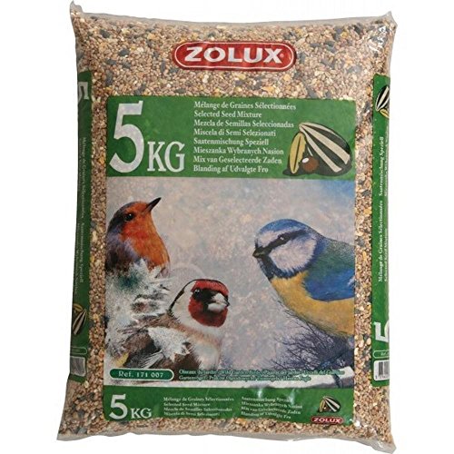 ZOLUX Granos para las aves de jardín Kg. 5 alimento para las aves