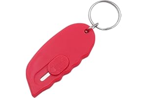 TOPHOMER Mini-Schrumpffolienöffner, Briefschneider, Mini-Sicherheitsklingeöffner – 1 Stück