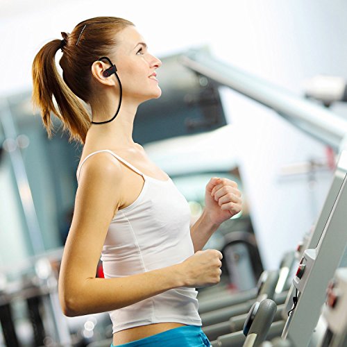 Cuffie Bluetooth V4.1 Arbily Wireless Bluetooth Auricolare In-Ear Stereo Sports Noise Cancelling Cuffie Sportive headphone per Running/ Impermeabile/ Esercizio / sweatproof headset con Microfono per iOS, Android, iPad, Smartphone