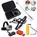 Produktbild QUMOX 8 in 1 Action Sport Helm Kamera Wasserdicht Zubehör Set Bundle für Gopro Held 2,3,3+, 4, SJ4000, SJCAM WIFI, SJ5000, SJ5000 + Mini Einbeinstativ das wasserdichte Grip Kopfband Brustgurt Reisetasche 360-Grad-Rotation Clip Floaty Sponge 3M Sticker