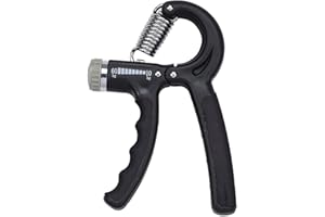 ANSIEDIO 10-60 kg regulowany wzmacniacz dłoni, ćwiczenie chwytaka, wzmacniacz dłoni, wzmocnienie nadgarstka, czarny