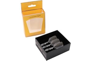 CUESOUL Rost T19 Eje de dardo Integrado y Forma estándar Grande de Vuelo, Juego de 3