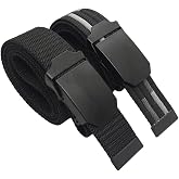 2 Adet Erkek Kemer Siyah Tactical Palaska Tarzı 4 cm