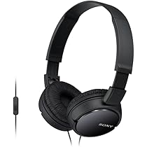 SONY - takes Sony MDR-ZX110AP Słuchawki z Mikrofonem, Czarny, 12-22 kHz