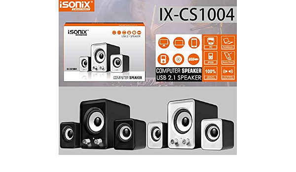 isonix USB 2.1 Computer Speakers IX 