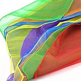 Tanzschal, SUNMI 12 Stück Tanz Tücher / tücher jonglieren...