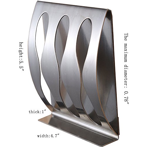 Bermud Edelstahl Zahnbürstenhalter – 3 Bohrungen Design mit Ohne Bohren Selbstklebend Klebstoff Wasserdicht - 3