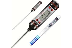 Boolavard® TM Digital Cuisson Alimentaire sonde thermomètre Cuisine BBQ Stylo Type thermomètre à Viande avec écran LCD