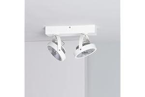 LEDKIA LIGHTING Foco LED 30W CREE de Superficie Direccionable AR111 Regulable Blanco 3000K Blanco Cálido