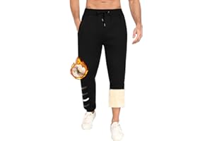 Niwicee Pantalon Jogging Homme Pantalon Polaire Chaud Doux, Pantalon de Jogging, Pantalons de Sport, Pantalon Jogging Leger, Pantalon de Survêtement