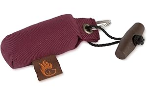 Firedog Mini Dummy Schlüsselanhänger Bordeaux