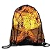 Produktbild Hats New Burning Forest Personalized Gym Drawstring Bags Travel Backpack Tote School Rucksack