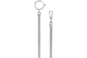 REGENT Taschenuhr Kette Taschenuhrkette Kette für Taschenuhr mit Karabiner und Federring in verschiedenen Varianten