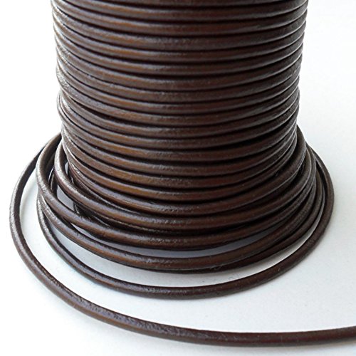 AURORIS - 5m Lederband rund - Ø 5mm - braun