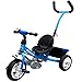 Produktbild Dreirad Kinderdreirad Fahrrad Raceline Kinder Kleinkinder Baby | Sicherheitsgurt | abnehmbare Lenkstange | verstellbare Fußablage | blau
