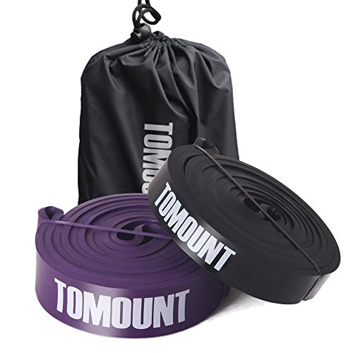 Fitnessbänder, Tomount Premium Fitnessband Resistance Bänder Klimmzugband Rubber Band für Krafttraining/Muskelaufbau/Klimmzug/Home Gyms in verschieden Stäker - 8