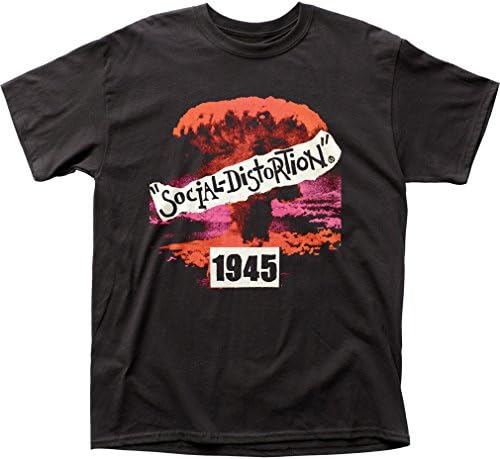 Social Distortion - Mens 1945 T-Shirt, Small, Black